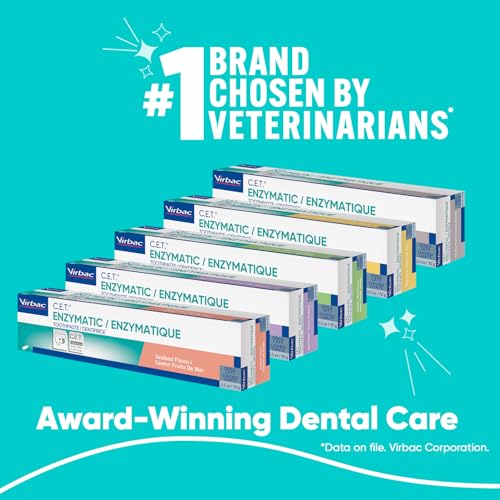 Virbac C.E.T.® Enzymatic Toothpaste| Tartar & Plaque Control for Fresh Breath | Pet Dental Care Toothpaste |Vanilla Mint Flavor, 2.5 oz by Virbac - Image 2