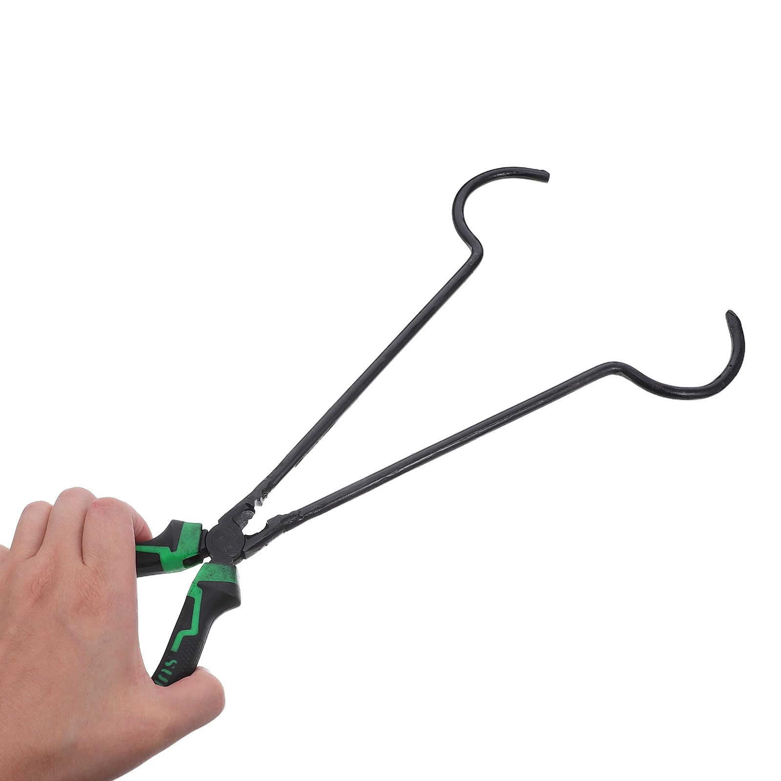 TOYANDONA Pinze, Carbonio per Presa e Crogioli Acciaio in Solida al a Riparazione Accessori Versatili di Fusione Metalli, Adatte Beaker e Progetti Chimica