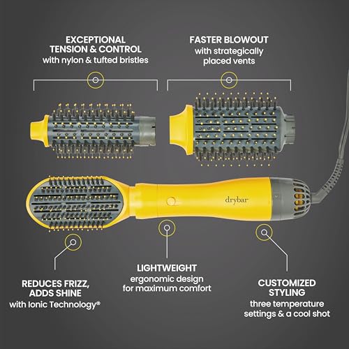 drybar blow-dryer shot collection  faster blowouts with tons of volume and less frizz  choose the barrel size best for your hair length and desired style