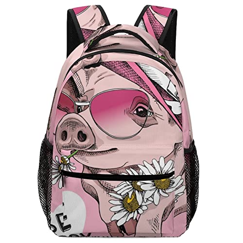 Mochila escolar adolescente unisex que alivia el peso en la espalda con estilo divertido