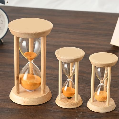 Reloj de arena naranja de 10 minutos miniatura 6