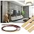 Gold Metalized Molding Trim for Wall Stainless Steel Peel and Stick Mirror-Like Finish Self-Adhesive Strip for Ceiling, Floor Mirror Frame, Fireplace and Home DIY Decoration(33ft x 0.4in)