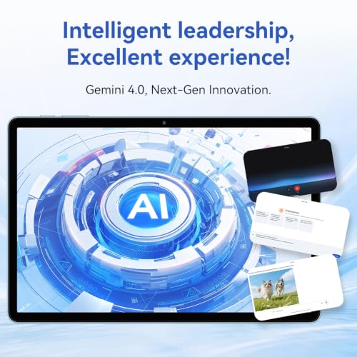 Image of 10.9 Inch Android 16 Tablet, Gemini AI,16GB RAM, 64GB Storage | Gemini AI, 7000mAh battery, dual-band Wi-Fi, parental controls and expandable storage