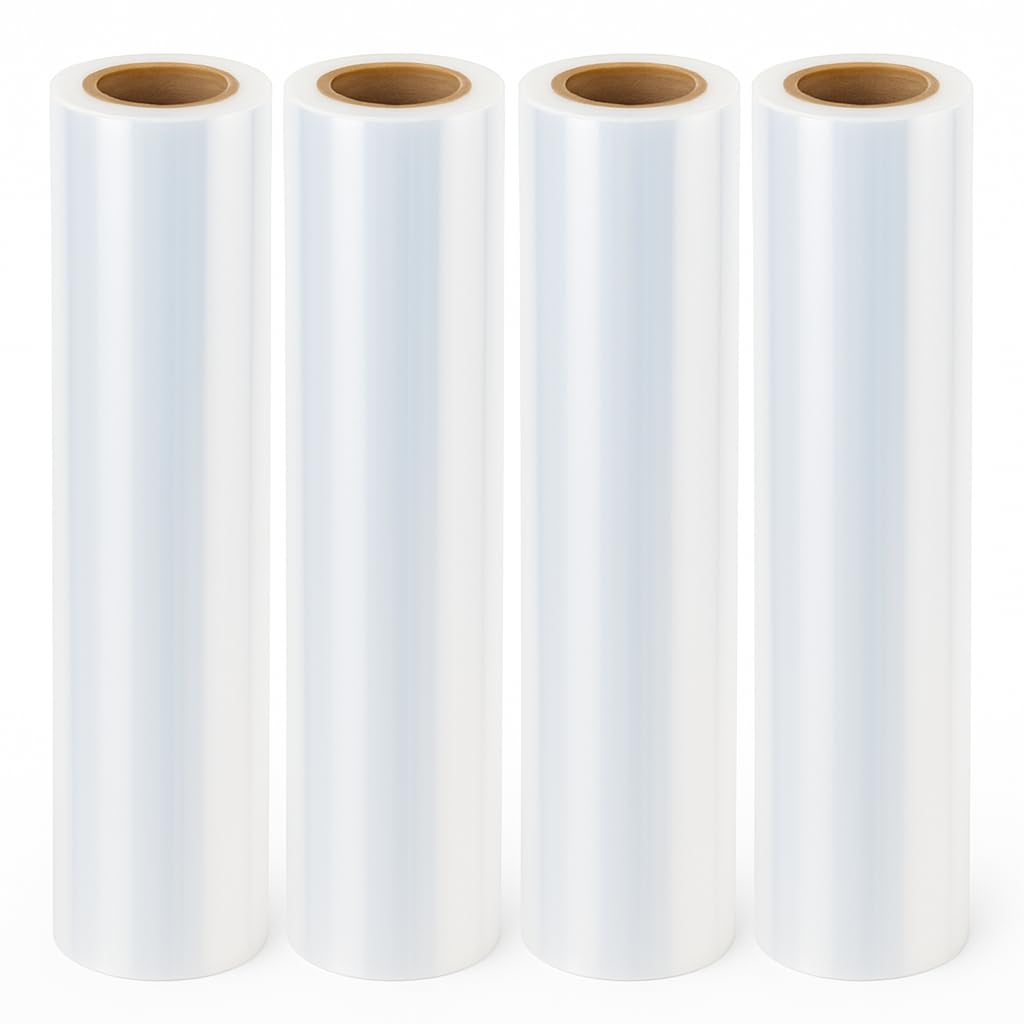 Floralcraft® Professional Florist Cellophane – 80 cm Wide, 35 Micron, Clear – 4 Rolls – Bouquet Wrap, Hampers & Gift Packaging for Florists & Retail