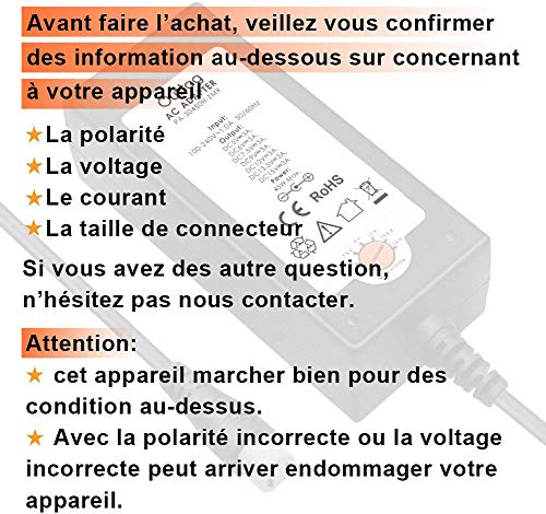 Outtag 45W Blocco Alimentazione 5V 6V 7.5V 9V 12V