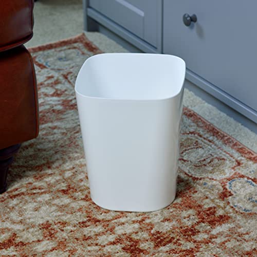 Youngever 2 Pack 5.5L Square Trash Can, Plastic Garbage Container Bin, Small Trash Bin for Home Office Living Room - Image 4