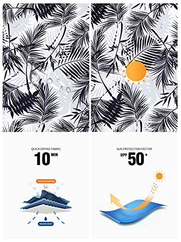 Image of Womens Swim Shorts UPF50+ Board Shorts Quick Dry Beach Shorts Drawstring Sports Summer Bottom