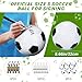 Jenaai 9 Pcs Autograph Soccer Ball with Pump Size 5 Operation Christmas Blank Deflated Soccer Ball Christian Charity Donation Official Balls for Signing Training Match Birthday Gift (Size 5)