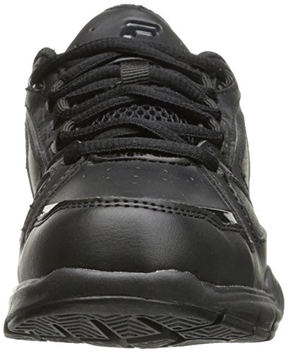 Fila Tênis de treinamento cruzado lateral lateral (criança pequena/criança grande), Preto/Preto/Pret