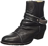  dkode Damen Ruth Kurzschaft Stiefel, Schwarz (Black/Silver 001), 38