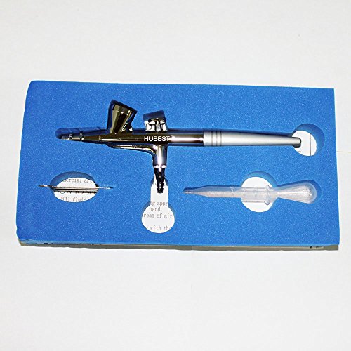 Hubest Salon Airbrush Nail Art System Compressor Kit With Airbrush Stencil #TOP3