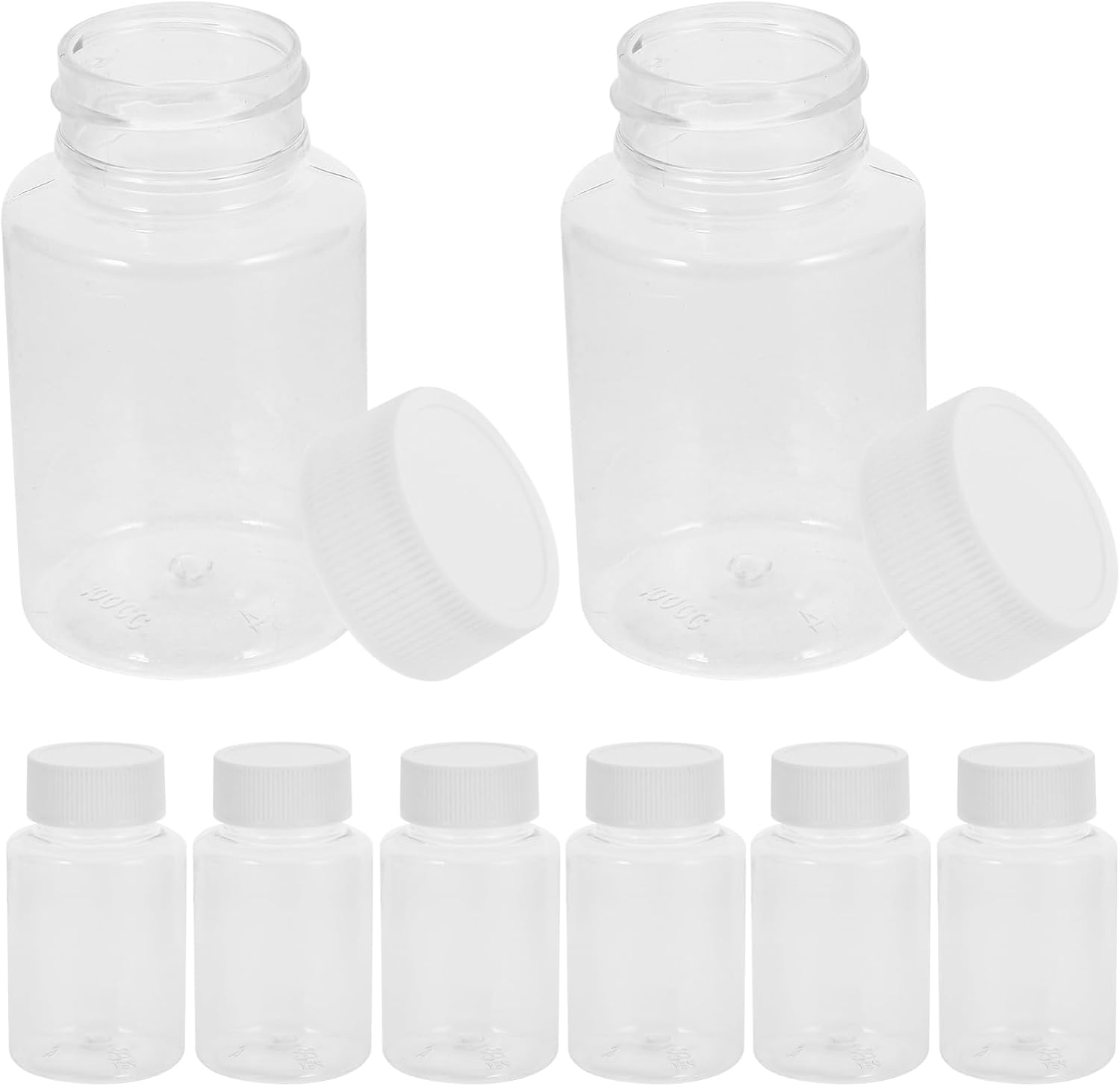 12pcs Refillable Travel Bottles with Caps Liquid Medicine Containers for Travel Necessities Portable Storage for Outdoor Adventures