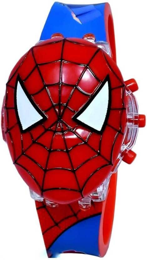 Wild Sparrow Digital Watch for Boys Action Figure Face Cover Based Toy Design Digital Glowing Watch with Disco Music and Blinking Lights for Kids (B0C3Y517PY) Amazon Price History, Amazon Price Tracker