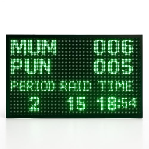 Professional Kabaddi Scoreboard, 3x2 ft LED Display, Wi-Fi Mobile...