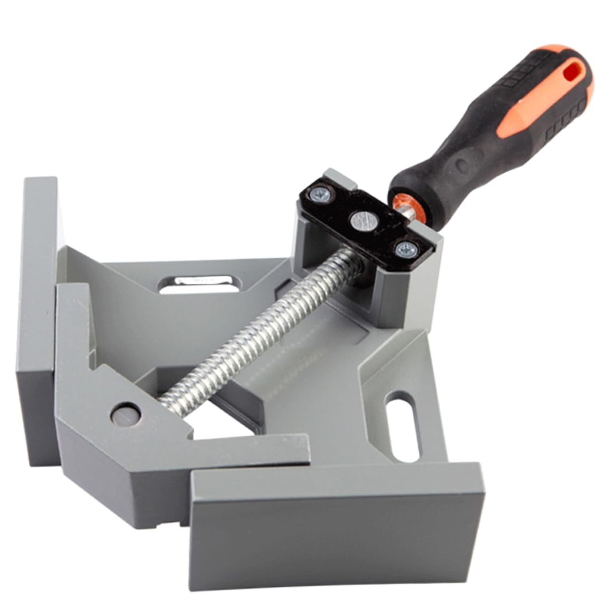 LALAFINA 1Pc Multi Function Right Angle Clamp Woodworking Fixation Tool with Skid Handle for Home Use Durable and Lightweight Design for Drilling Framing