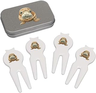 Azeeda 'Cute Baby Walrus' Golf Divot Tool/Repair Fork Gift Set (GO00086730)