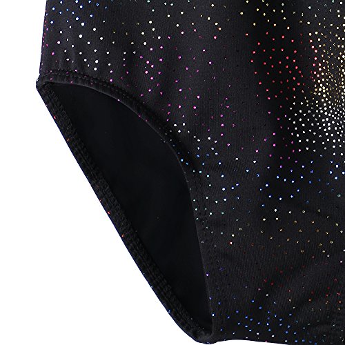 HOZIY Leotards for Girls Ballet Gymnastics Sleeveless Long Sleeve Colorful Sparkles Aqua Blue Pink Purple Solid