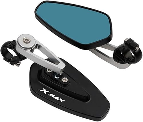 Miniatura 7 de Motorcycle Rear View Mirror 78"22MM Motorcycle Mirror CNC Aluninum Handlebar End Rearview Mirrors For Yam&aha XMAX 125 250 300 400 X-MAX