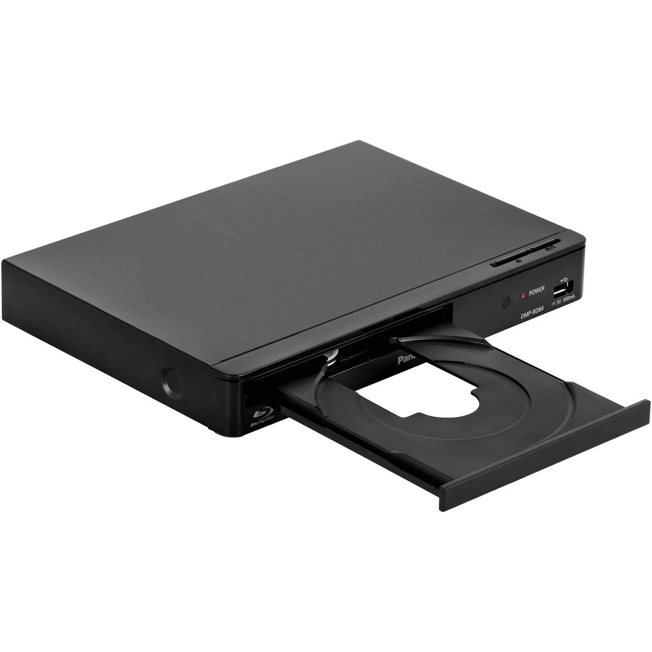 Panasonic Blu-ray-Player DMP-BD84EB, ohne Kodierung, Smart ICOS,-Blu-ray Regionen A, B und C, DVD Regionen 1–8,-YouTube, Netflix etc.,-HDMI-Ausgang,-HDD-Wiedergabe,-mattschwarze Oberfläche