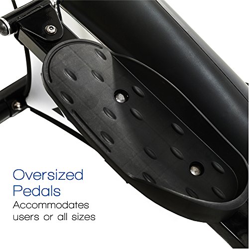 XTERRA Fitness EU100 Hybrid Elliptical/Upright Bike, Black