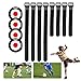 Iejiacl Soccer Targets for Goals Training Soccer Training Target Enhance Kicking Accuracy Goal Multi-Function for Home Outdoor(2Pcs)