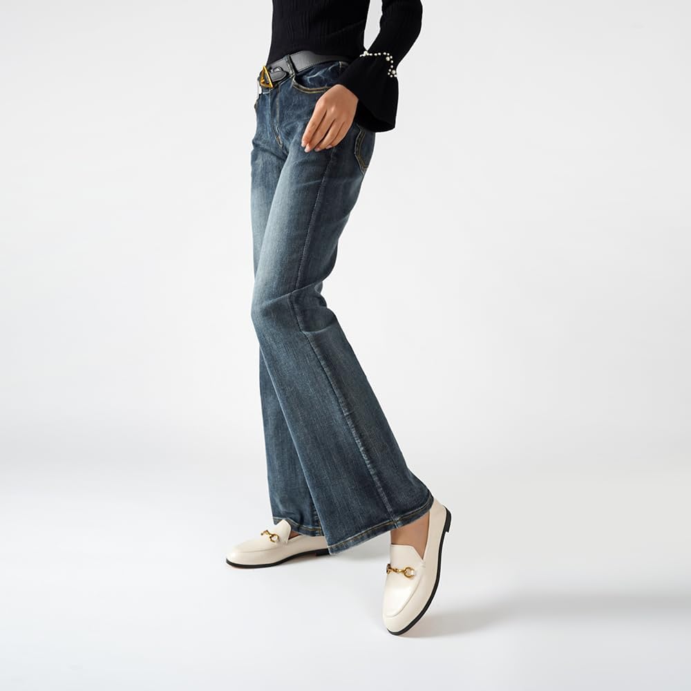 Vertundy Loafers for Womens Low Heel Flats Loafers