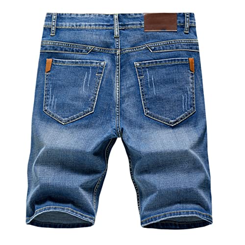 Short bleu homme pour look business décontracté en été Kelsiop