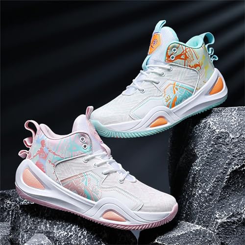 High Top Womens Basketball Shoes Mens Volleyball Sneakers Breathable Non Slip Outdoor Comfortable Training Footwear2