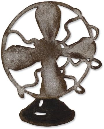 Sizzix Bigz Die Vintage Fan by Tim Holtz, Black