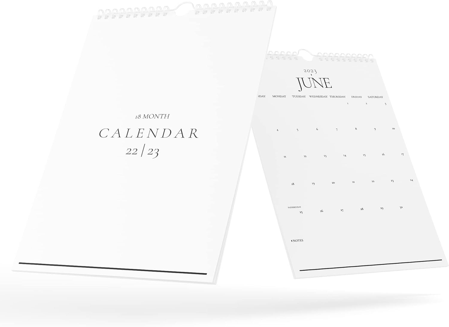Buy Aesthetic Vertical Modern Wall Calendar 20222023 8.5x11 Large
