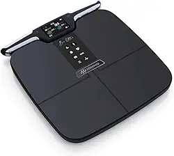 Balança Bioimpedância Digital Corporal Inteligente Bio Max Preta