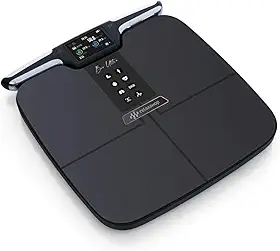 Balança Bioimpedância Digital Corporal Inteligente Bio Max Preta