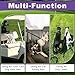 Golf Cart Dog Seat for Two Dogs, Dog Seat Belt for Golf Cart, No Tangle, Retractable & Adjustable, Fits All Golf Cart Dogs, Stop Dog Get Hurt by Jumping Off Golf Cart