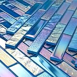 Adedeo Fantasy Blue Pool Glass Mosaic
