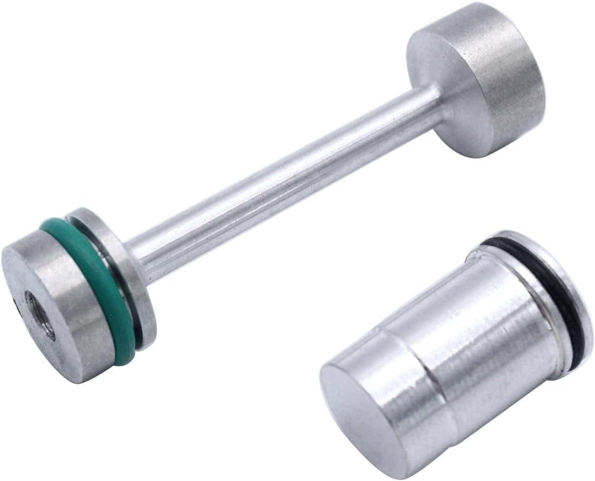 1 PC SHLPDFM Silver Barbell Oil Diverter Billet Aluminum