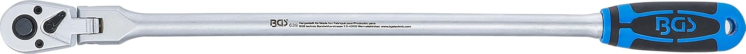 BGS 639 | Flexible Ratchet, lockable | extra long | external square 10 mm (3/8") | 457 mm