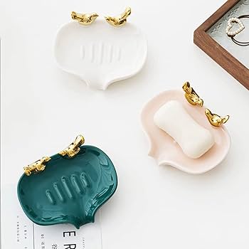 鳥の小物入れ（ソープディッシュ） ソープディッシュ 鳥モチーフ 立体デザイン 陶器製 おしゃれ