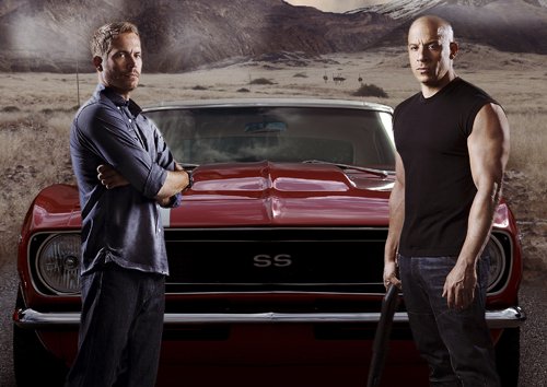 Poster, Motiv: Fast & Furious 7 – Nr. 7 – Vin Diesel, Paul Walker – Film-Poster – Hollywood-Filmposter – A3, Poster, Druck, Kunst, Bild