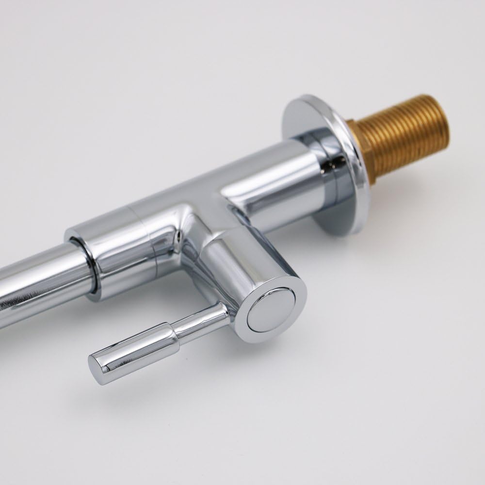 Best Cyber Deals 🔥 BOEN LK8001B Cold Tap Single Lever Kitchen Pantry Bar Faucet with 24-Inch Supply Hose, Polished Chrome