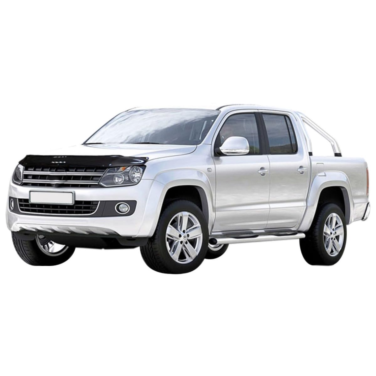 SCOUTT Deflettore Protezione Cofano per Volkswagen Amarok 2010-2016, Migliora l'Aerodinamica dell'Auto, e Spoiler, Nero