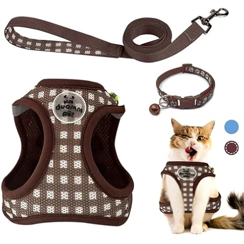 VINEST Soft Mesh Cat Harness and Lead Set Cover