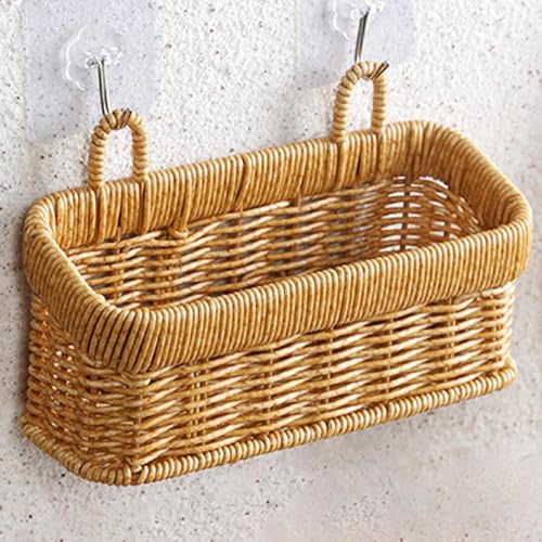 Qzdtue Wall Hanging Storage Basket, Versatile Fruit Vegetable Organizer Bin, Space-Saving Storage Solution, Multi-Purpose Basket for Keys, Sunglasses, Toiletries, Kitchen Essentials – vue 3