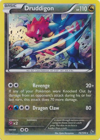 druddigon pokemon card value Amazon.com: Pokemon - Druddigon (70)