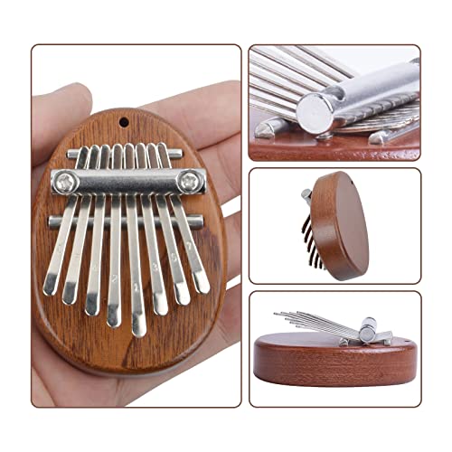 Vesaneae Mini Kalimba 8 Touches, Piano à Pouce Portable à Marimbas, Thumb Piano, Piano à Doigts en bois, Kalimba… - Les Beatles, Paul McCartney, John Lennon, RIngo Starr, George Harrison Vesaneae Mini Kalimba 8 Touches, Piano à Pouce Portable à Marimbas, Thumb Piano, Piano à Doigts en bois, Kalimba… – Image 5