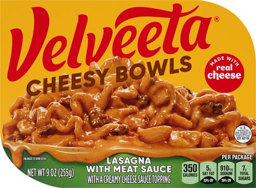 Velveeta Cheesy Skillets Singles 9 Oz. (Pack of 3) Lasagna with Meat Sauce