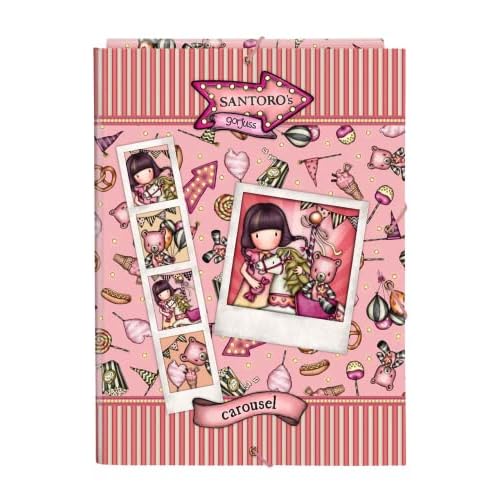 CARPETA FOLIO 3 SOLAPAS GORJUSS™ FAIRGROUND "CAROUSEL"
