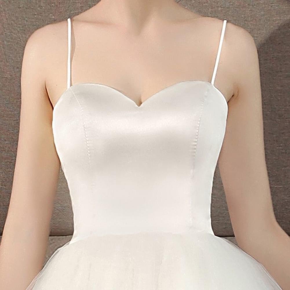 Moda ślubna Suknia ślubna w stylu europejskim Suknia damska prosta, slingowa, rękodzieło Elegancka sukienka damska Zabawna sukienka męska, biała-12, biała-12,White-12