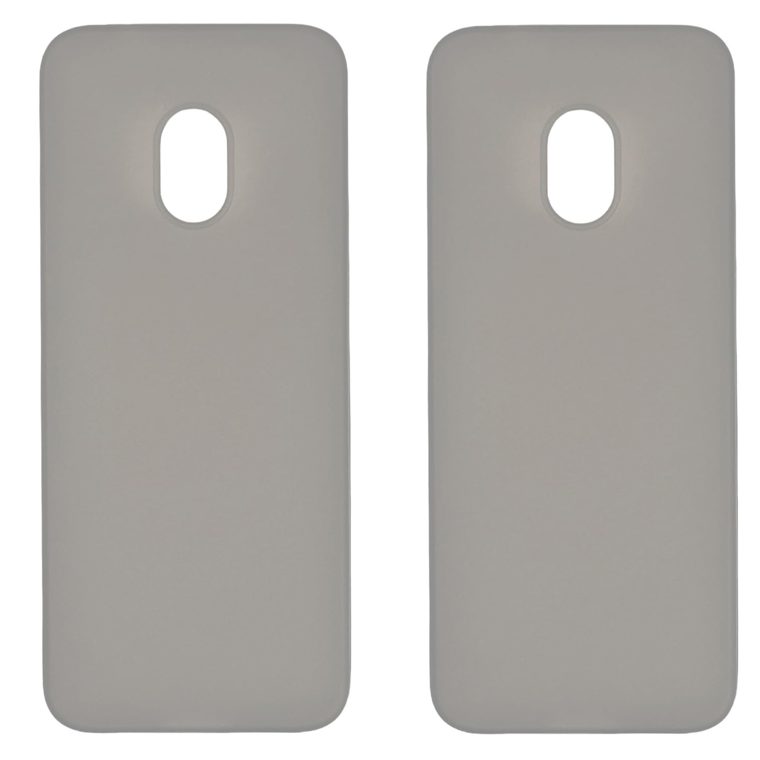 ZAOMA Thermoplastic Polyurethane Back Cover Case Compatible For Nokia 235 4G 2024 Ds-Model No. : Ta-1616-(Pack Of 2) (Nk2354GFrosted),Grey