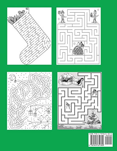 Christmas Mazes (Maze Book for Kids) - Image 2