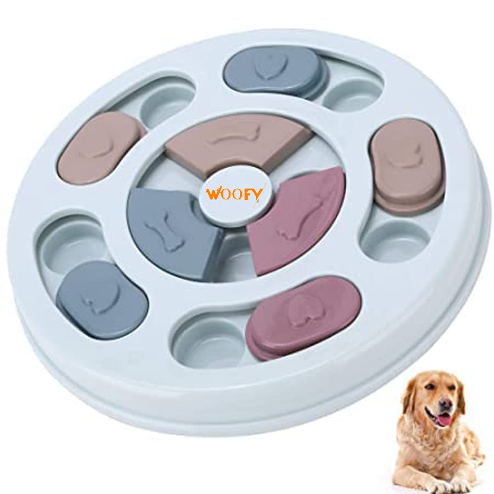 Woofy Dog Puzzle Toys - Creative Dog Smart Beginner - Slow Feeder & IQ Interactive Training Toy Box, Advanced Treat Dispenser for Puppy Dogs Boredom, Non-Slip Bottom (B09ZYJSXQY) Amazon Price History, Amazon Price Tracker